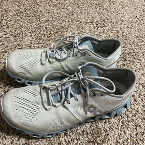 Aqua Blue On Running Sneakers